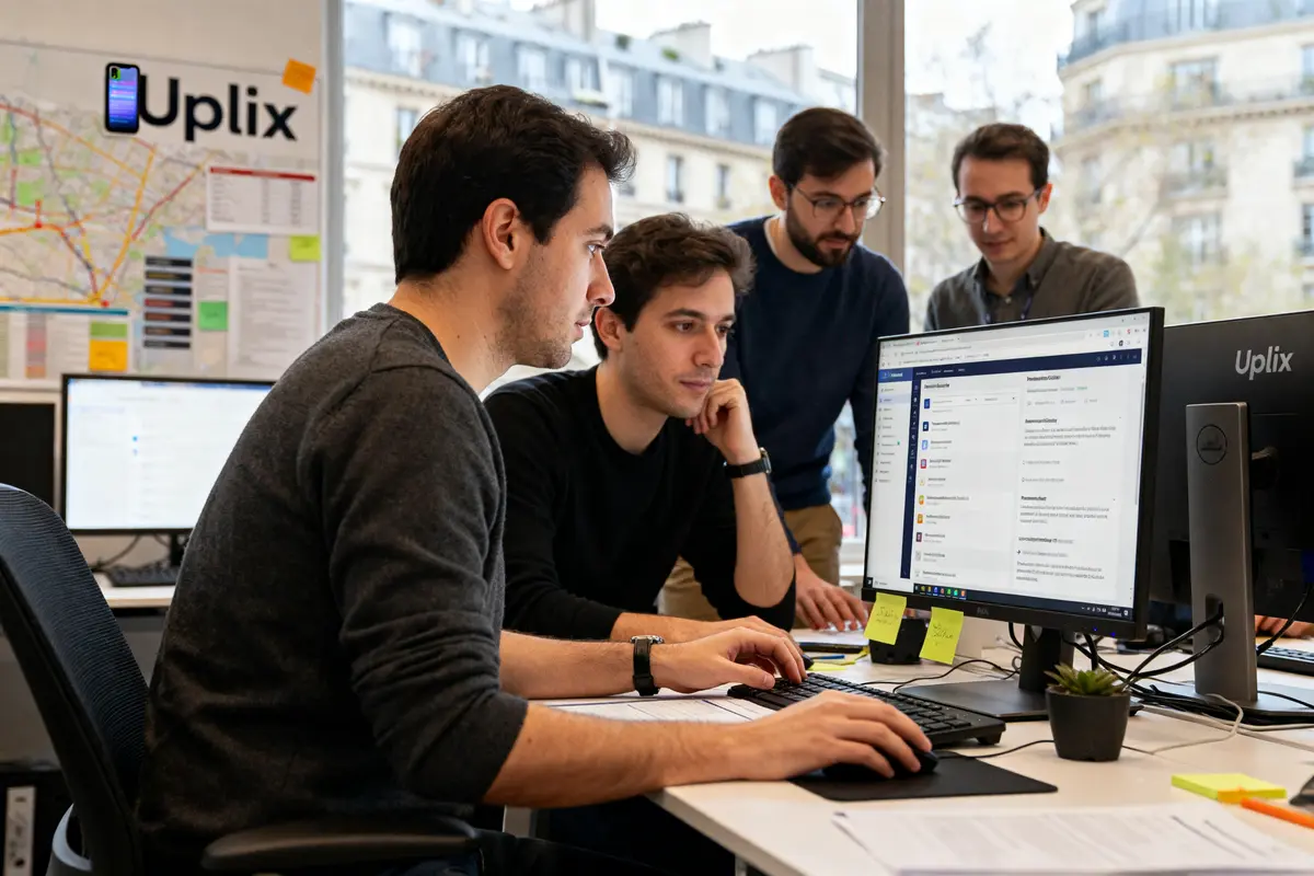pexels-michal-pech-213601-757318 (1) Des experts collaborent au bureau de l'agence SEO Uplix pour un projet important