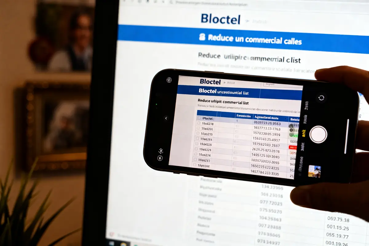 pexels-michal-pech-213601-757318 (1) Ordinateur et smartphone affichant le site Bloctel pour bloquer les appels commerciaux indésirables