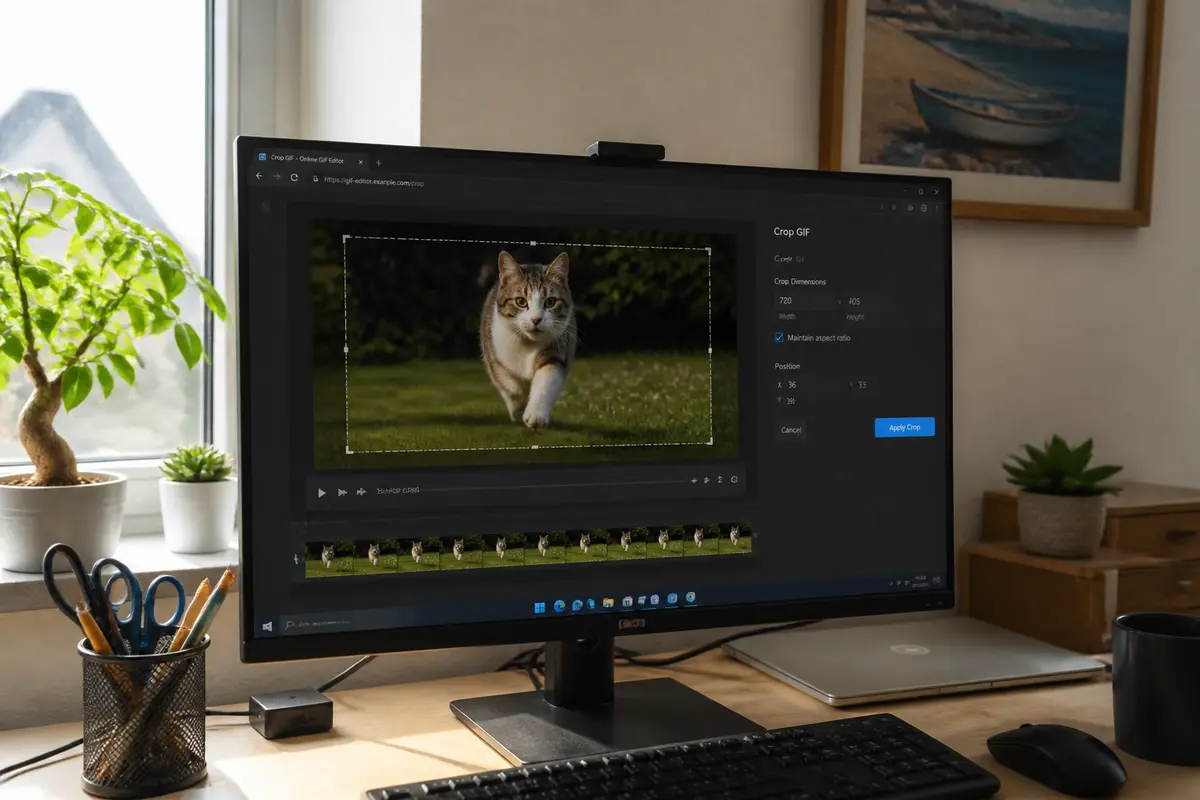 Rogner un GIF en ligne : guide rapide pour recadrer facilement
